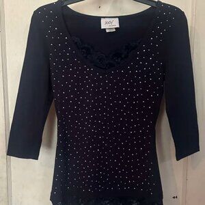 BLINGY & LACE TOP...